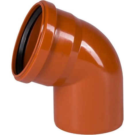 Codo KG DN 110 67 Grados para Saneamiento - PVC (1/4)