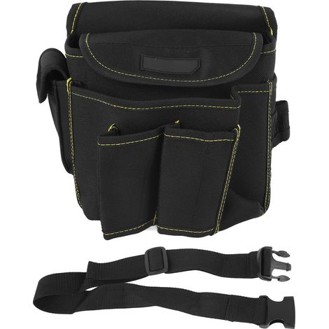 Ceinture porte-outils renforcée, poches multiples en polyester et EVA, étui rigide pour électricien et travaux de maintenance (1/5)
