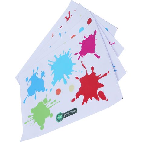 Stickers muraux créatifs en PVC auto-adhésifs, imitant les éclaboussures de peinture, pour chambres d'enfants, chambres à coucher, salles de jeux et jardins d'enfants. (1/5)