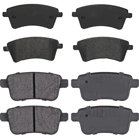 KIT PASTIGLIE FRENO ANTERIORI E POSTERIORI compatibile con RENAULT LOGAN/STEPWAY II (L8) / PASTIGLIE FRENANTI AUTO OEM FDB4615,FDB4907 / SOSTITUZIONE DIRETTA / BASSA POLVERE / SILENZIOSO