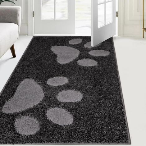 Fußmatte für den Innenbereich, 84 x 150 cm, rutschfest und maschinenwaschbar, weiche, saugfähige Fußmatte für Hunde, Eingang, Tür, Flur (1/5)