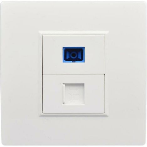 Interfaccia in fibra ottica SC, presa a muro, pannello di prese di rete RJ45, tipo Connecto1-Crezuo