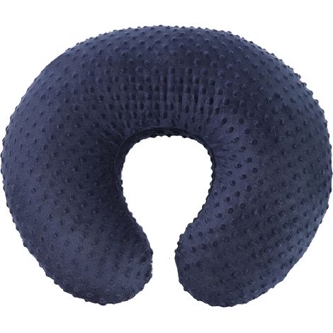 Taie D'oreiller Allaitement - Tissu Minky Dot Doux Et Hypoallergénique - Fermeture Éclair Cachée - Convient Pour Oreillers D'allaitement Standard - 1 Pièce (1/5)