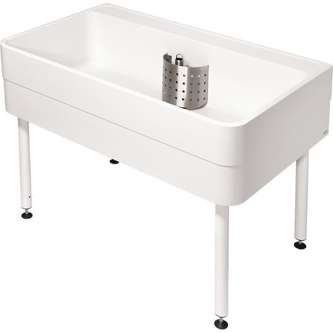 KWC AR Werkraumbecken, SIRIUS, MIRANIT,  1100x800x700 mm, Unterbau
