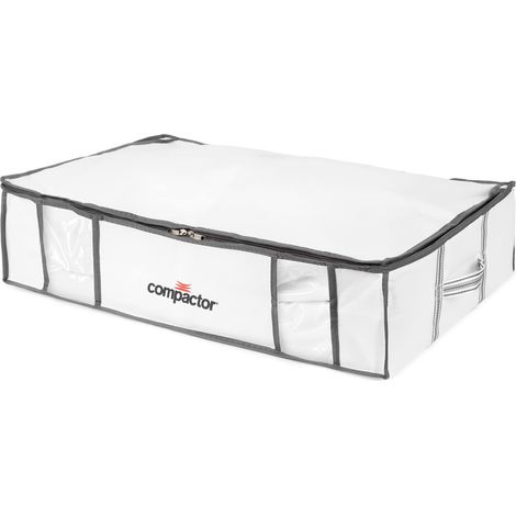 Compactor Vacuum Box Life 3D Semi-Rigido, 45x65x15.5cm, Bianco Salva Fino al 75% di Spazio