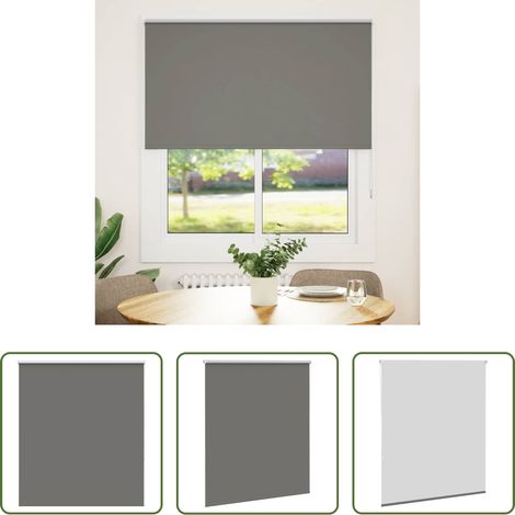 Sichtschutz -  Verdunkelungsrollo Grau 130x150cm Stoffbreite 126,6cm Polyester (1/5)