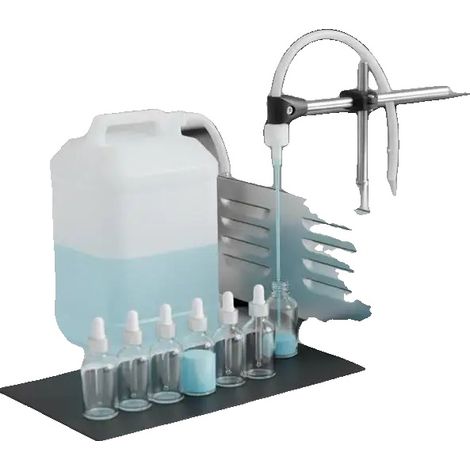 Machine de Remplissage Liquide, Volume Ajustable, Fonctionnement Sûr, Rouge (1/2)
