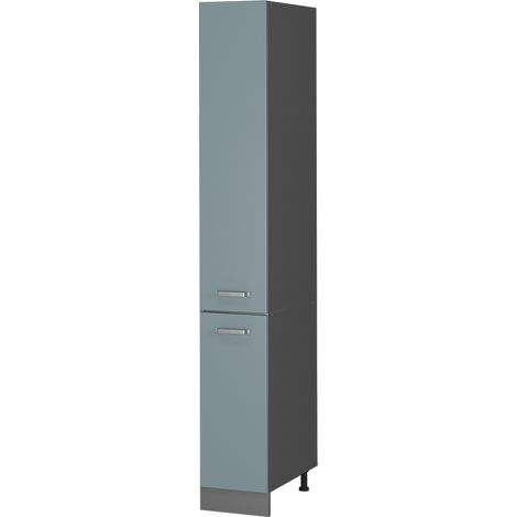 Hochschrank  R-Line, Blau-Grau, 30 cm, Vicco