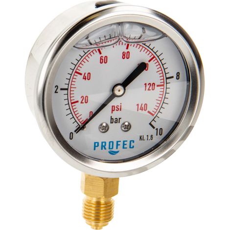 Glycerin-Manometer 0-10 bar MACH Super PFT G4 Verputzgerät (1/4)