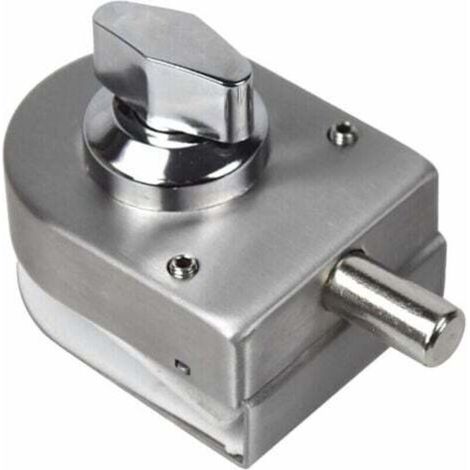 Security door lock, anti-theft glass door lock, stainless steel on/off lock, bathroom use, home, hotel, office