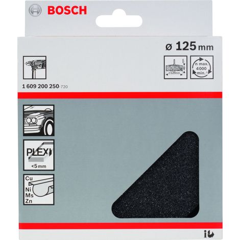 Bosch 1 609 200 250 - Esponja de pulido - 125 mm (pack de 1) (1/2)