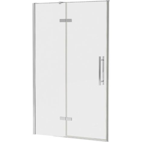 Ravak Cool - Puerta de ducha, 110x195 cm, blanco mate/cristal transparente X0VVDCE00Z1 (1/4)