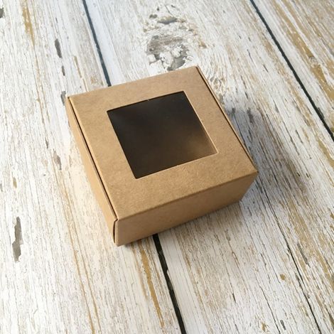 50 boîtes en papier kraft, boîtes à savon transparentes en PVC, boîtes d'emballage pour bijoux et cadeaux, boîtes à bonbons pour cadeaux de mariage