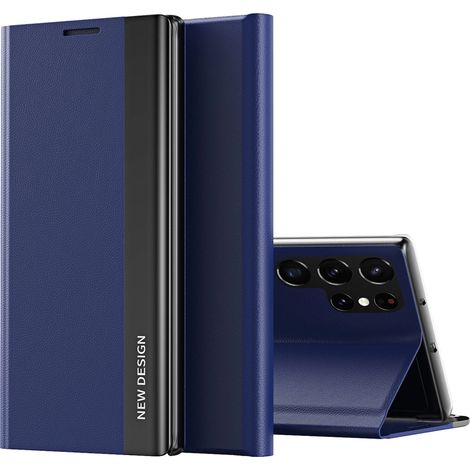 Funda Sleep Case Pro para Samsung Galaxy S25 Ultra con tapa y soporte - Azul (1/2)