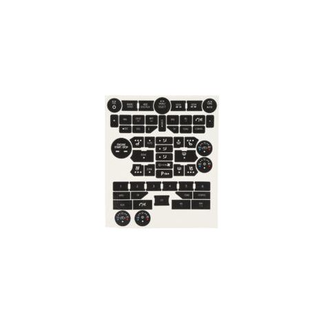 Pegatinas para reparar botones del interior del coche, pegatinas para cerraduras de puertas, repuestos para Saab de tercera generación - Crezuo