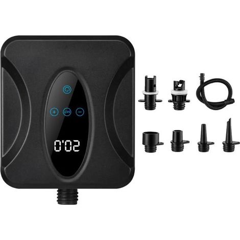 1 Pompe à air 12V,120W,20PSI,Arrêt automatique,Écran tactile,6 buses,Paddle,Surf,Tente (1/5)