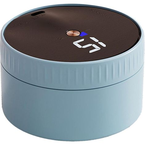 Appareil de massage électrique Gua Sha avec compresse chaude et ventouses à pression négative - Bleu dégradé (1/5)
