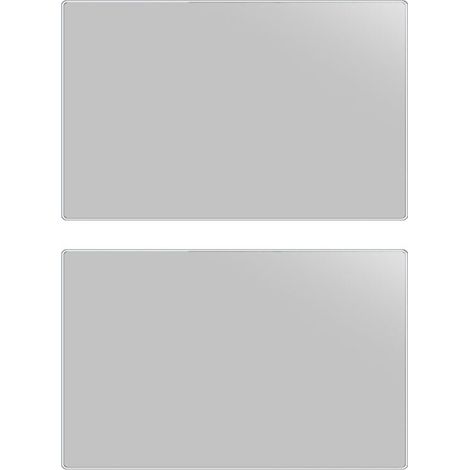 Paquete de 2 protectores de pantalla de TPU para el sistema de navegación del coche, compatibles con los modelos Ford Ranger Everest 2015-2021 (incluye accesorios).