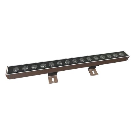 Wallwasher Lèche-Mur Extérieur 18W 24V IP65 Brun Foncé Hors Transfo ZAMBELIS E499 - 60 deg - Blanc chaud - 2700K