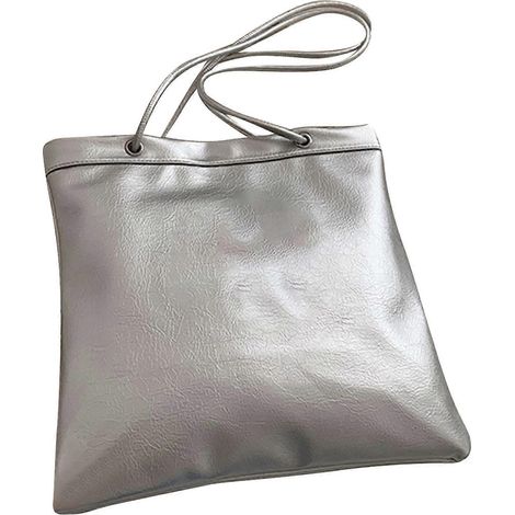 Sac bandoulière femme grande capacité, style européen/américain, argenté, taille unique, idéal pour les voyages et les déplacements.