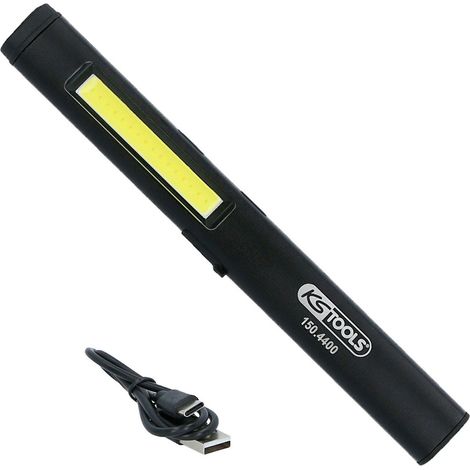 KS Tools LED COB Stripe Inspektionslampe 350 Lumen mit UV-Spot LED und Laserpointer