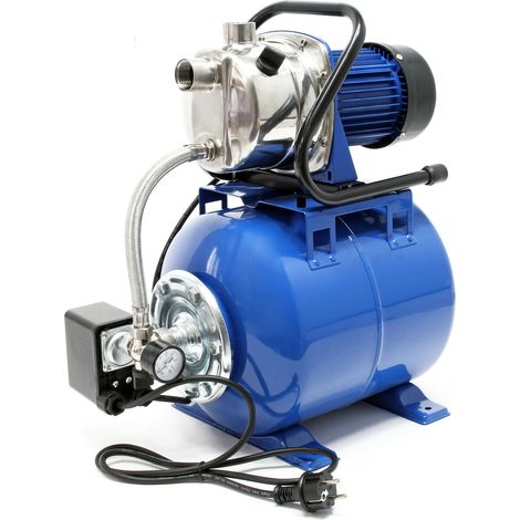 Stazione acqua sanitaria 3400 l/h 1200 watt 19 litri pressostato pompa da giardino (1/5)