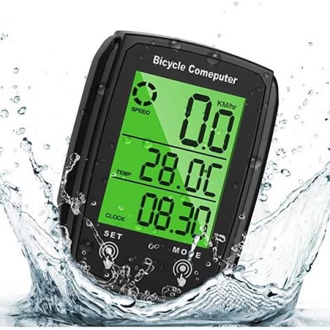 1 Ordinateur de vélo, GPS, sans fil, Bluetooth, étanche, compteur de vitesse, pour cycliste (1/4)