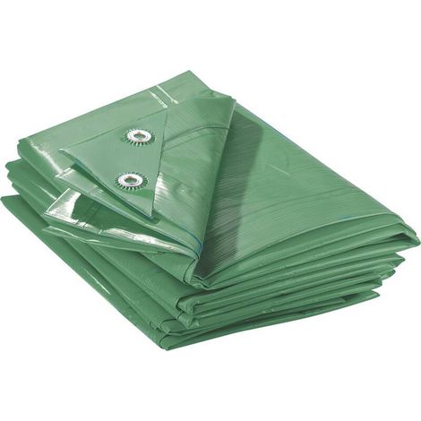 Bache 150g/m2. 2x3m. vert/bleu (1/5)