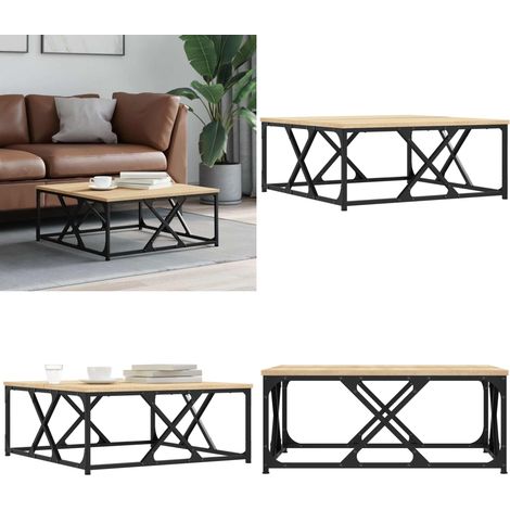 Couchtisch Sonoma-Eiche 70x70x30 cm Holzwerkstoff - Wohnzimmer Couchtisch - Holz Couchtisch (1/5)