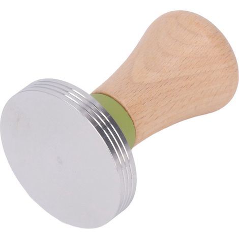 Tasseau à café en hêtre australien, presse-poudre vert, diamètre 58 mm (1/5)