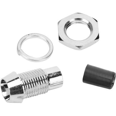Douille de lampe LED concave F5 en métal, LED 5 mm, base en cuivre importée, douille de voyant lumineux importée (lampe non incluse). (1/5)