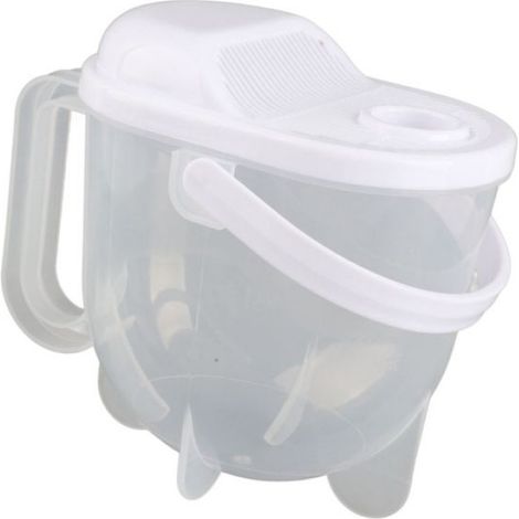 Passoire À Riz - Bol De Lavage Multifonctionnel En Abs Avec Échelle Transparente - Pour Riz Haricots Et Céréales - 1 Pièce (1/4)