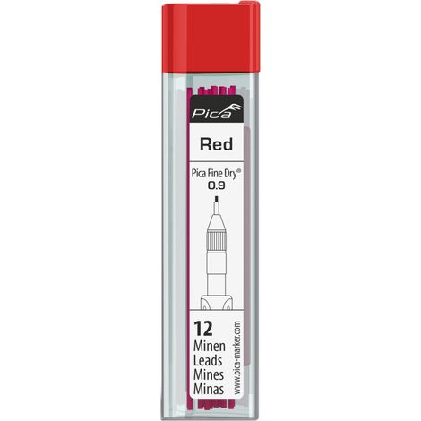 Mines de rechange Rouge HB 7031 pour Fine Dry, Cond:12 Pièce- s (1/2)