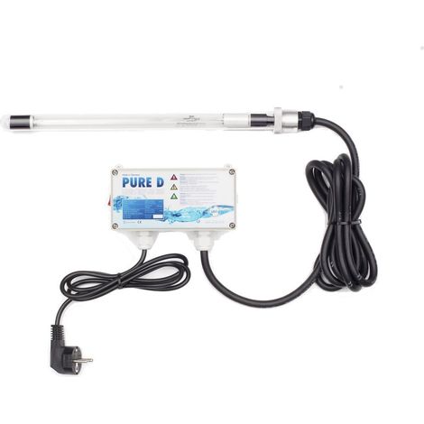 PURE D - 16W - UVC Anlage zur Trinkwasser Sterilisation - 230VAC (1/2)