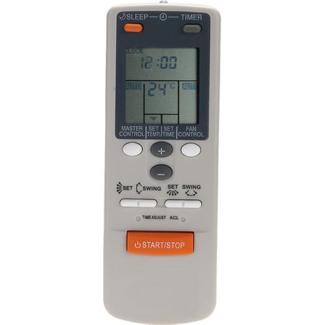 Télécommande pour climatiseur compatible Fujitsu ARJW2 JW11 infrarouge universel (1/5)