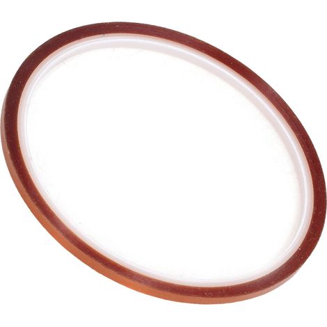 Lot de 10 rubans adhésifs isolants haute température marron foncé en polyimide pour transformateur, 3 mm (1/5)