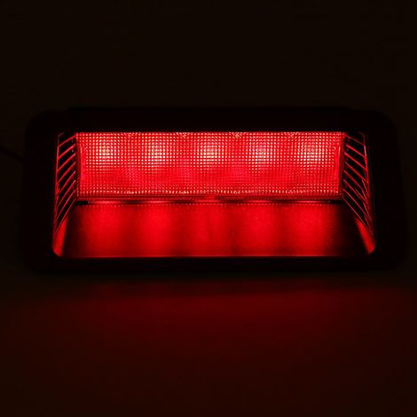 Feu Stop Arrière LED Universel 12V Haute Montage pour Voiture Rouge - 5 LEDs