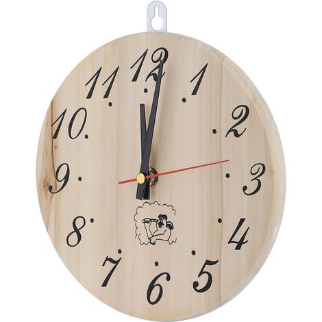 Horloge Décorative de Salle de Sauna avec Minuterie, Accessoire Décoratif pour Maison et Spa (1/5)