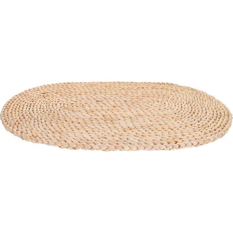 Set de table tressé résistant à la chaleur pour la maison, grand format tissé style kaki (1/5)