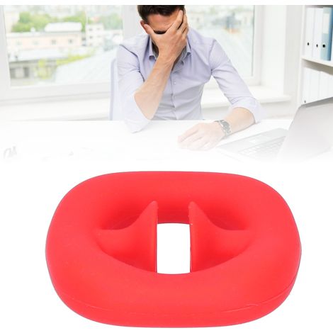 Silikongriff für Übungen zur Kräftigung und Konditionierung der Handmuskulatur, Anti-Stress-Massagegerät (rot) (1/5)