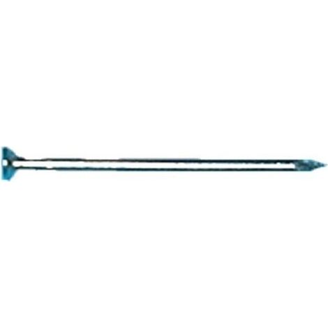 Clavo Fijacion  Cabeza Plana 02,5X030 Cincado Fer 500 Pz