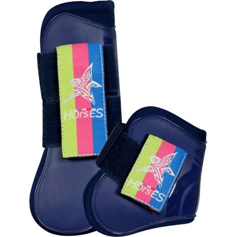 Full, Blu: Set protezioni paratendini paranocche Flash Boots