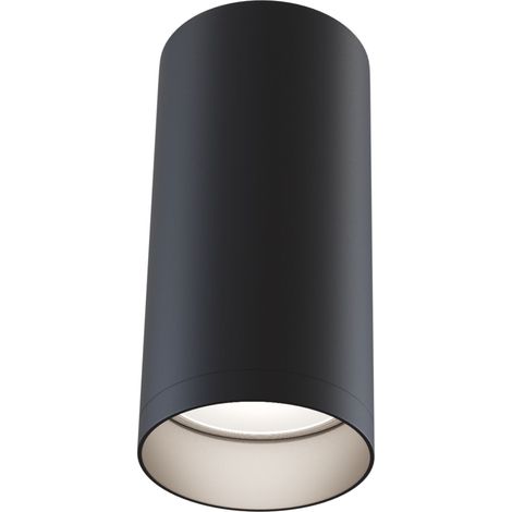 Plafoniera Ceiling & Wall in Alluminio Focus Nero (1/2)