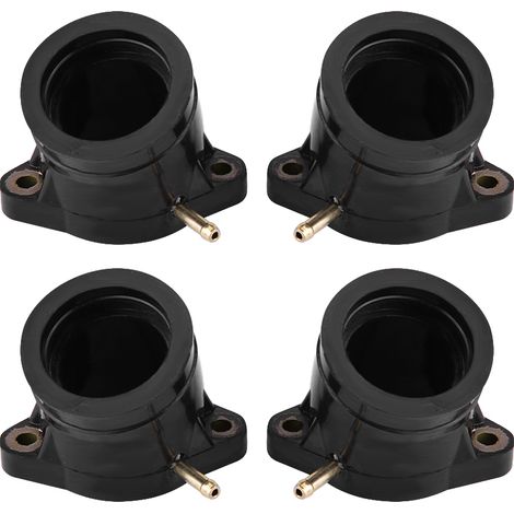 Manguito de admisión del carburador - 4 piezas para YAMAHA XJ1100 XS1100 XS1100L - Adaptador de colector de goma (1/5)