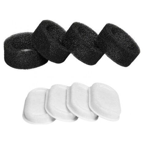 Filtre de fontaine à eau pour chat 8 pièces de remplacement de filtre de fontaine pour animaux de compagnie pour fontaine automatique (1/5)