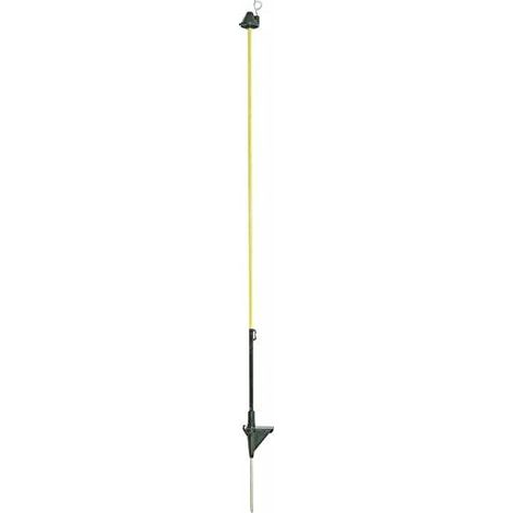 Kerbl Pali per recinzione gialli in fibra di vetro 106-154 cm