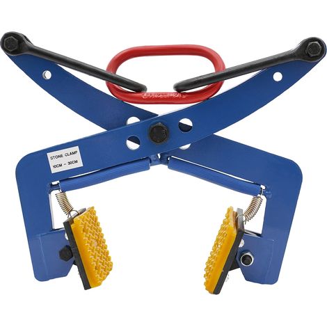 Pince de levage de pierre, capacité de 300 kg, taille d'ouverture de 10-30 cm, largeur jusqu'à 25,4 pouces, acier Q235, poids net de 9 kg (1/5)