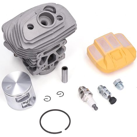 Kit piston-cylindre 46 mm, couvercle de filtre à air, soupape de décharge, pour tronçonneuse Husqvarna 555 560 562 XP (1/4)