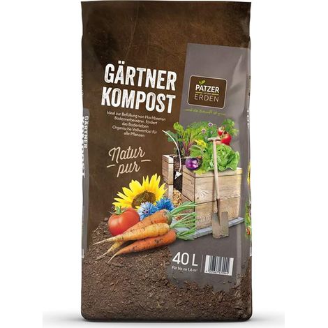 PATZER NATUR PUR Gärtner-Kompost - 40 Liter