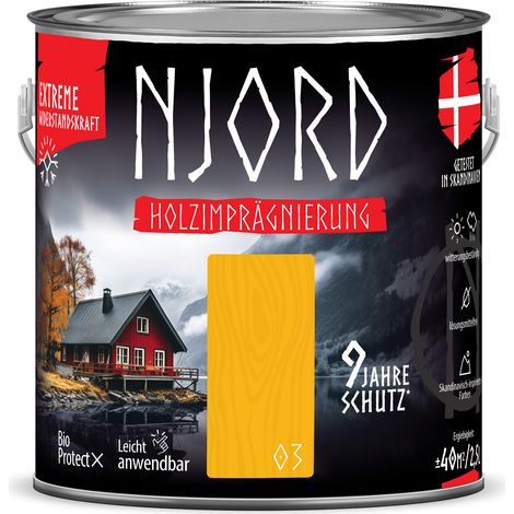 NJORD Holzimpragnierung (03) Wintersonne - 2,5L (1/5)